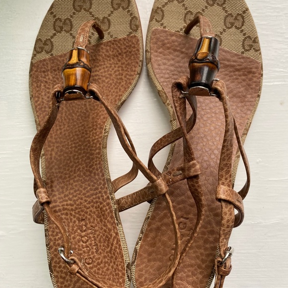 Gucci Shoes - Gucci Kitten Heel Sandals